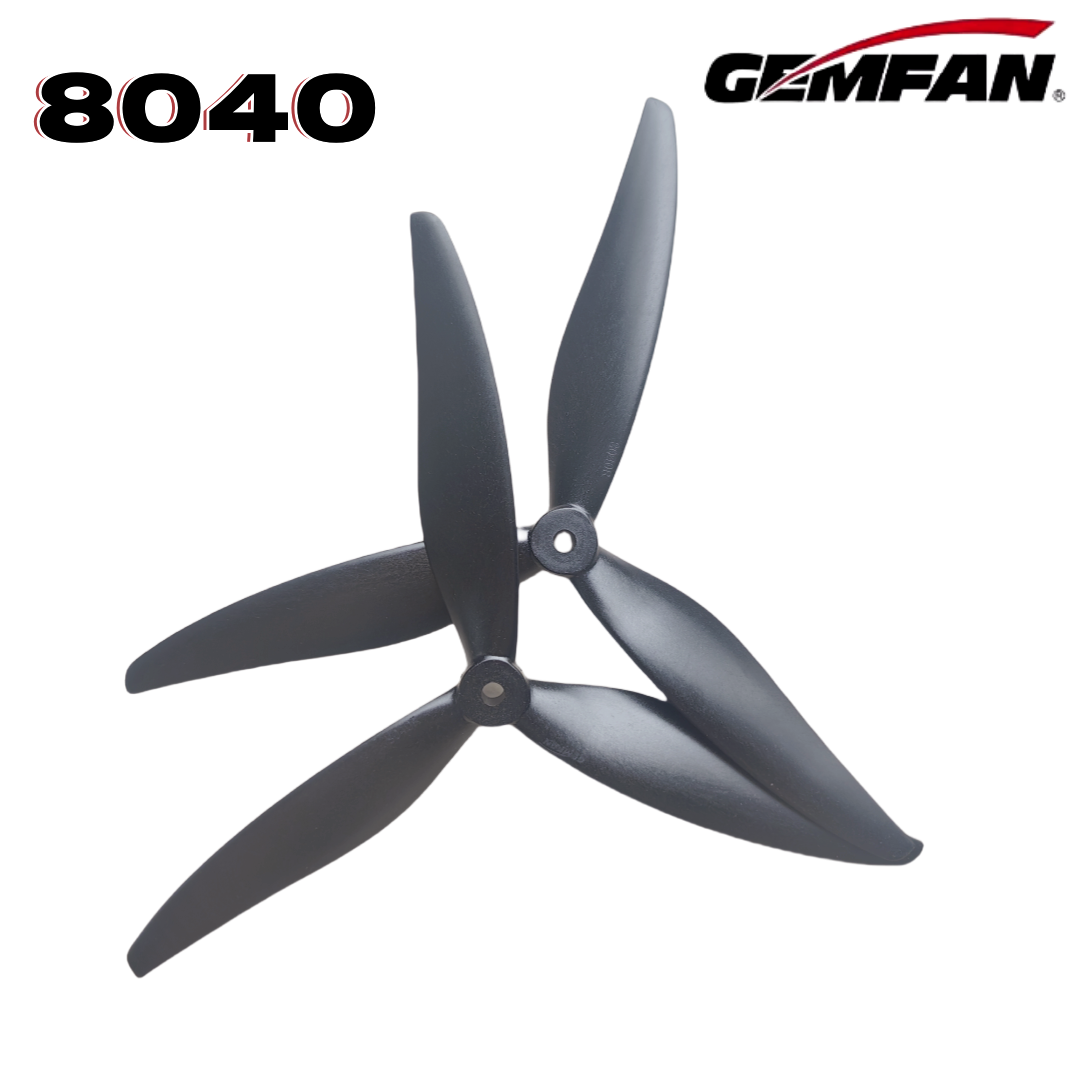 Drone Racing Propeller - Gemfan 8040 8X4X3 3-blade 8 inç