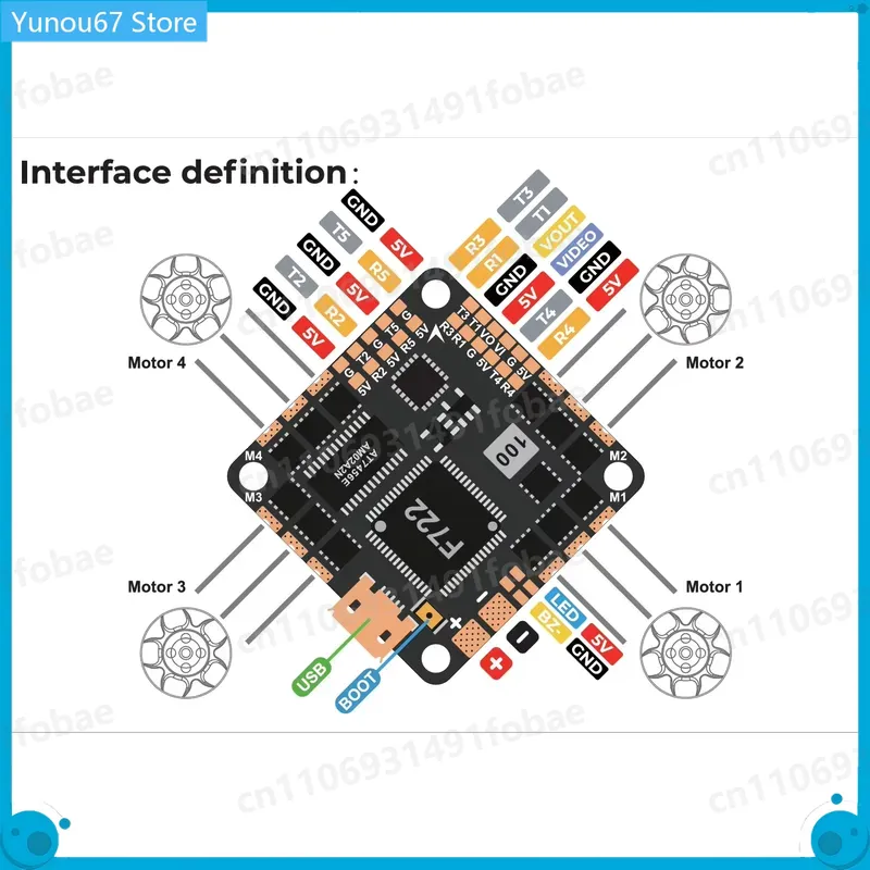 GEPRC GEP-F722-45A AIO V2 uçuş - Drone Racing Flight Controller incelemesi ve fiyatı