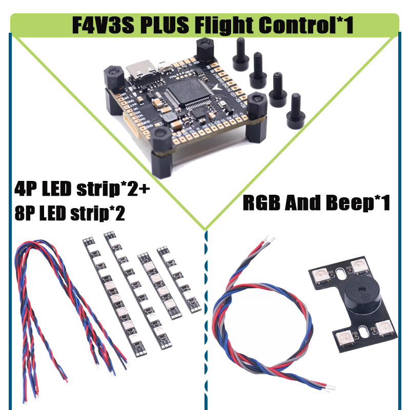 RCtoSky F4V3S PLUS F722 F745 H - Drone Racing Flight Controller incelemesi ve fiyatı