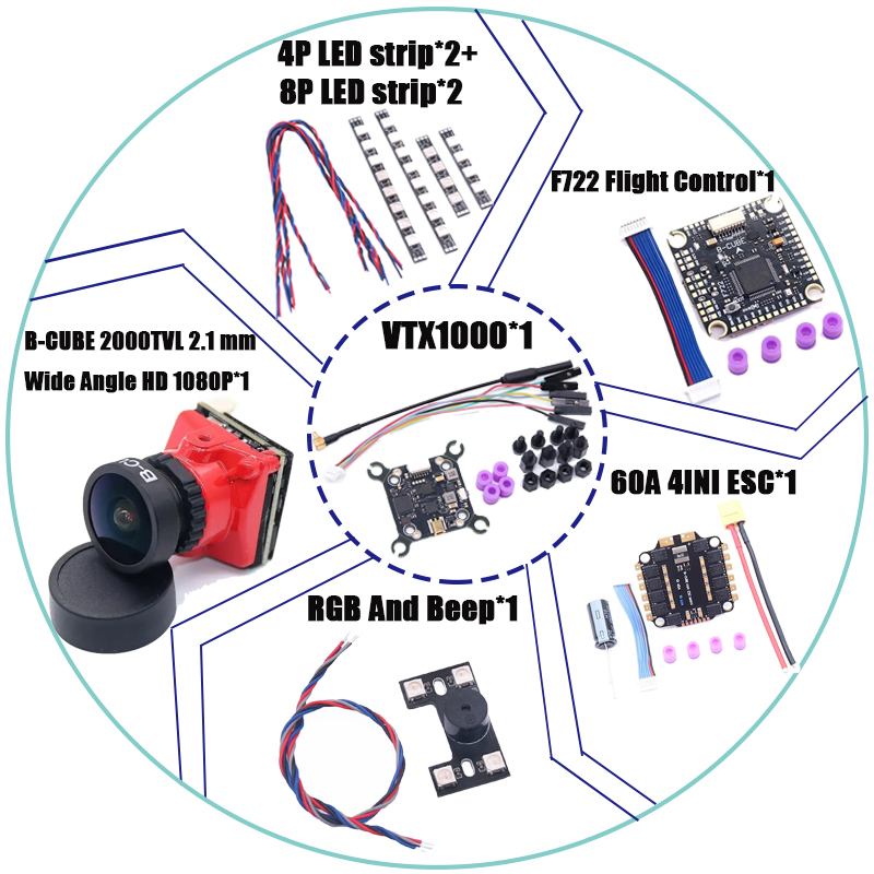 RCtoSky F4V3S PLUS F722 F745 H - Drone Racing Flight Controller incelemesi ve fiyatı